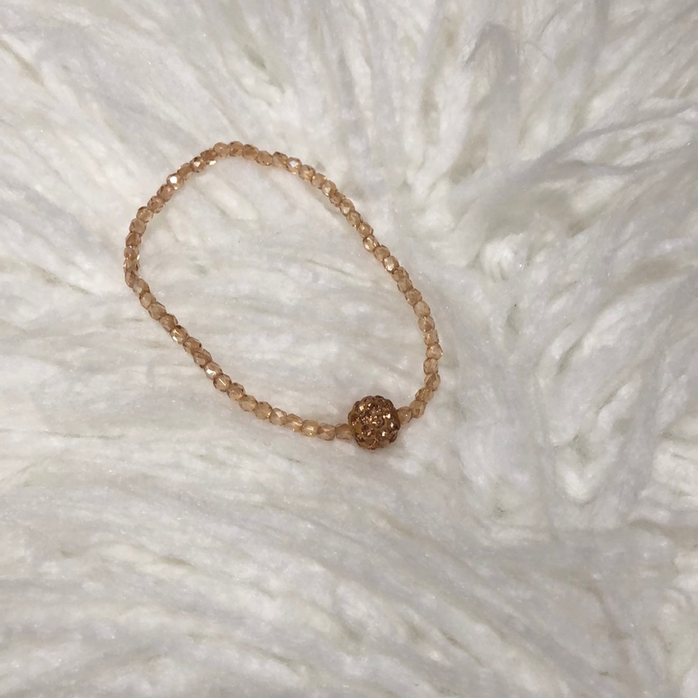 Beaded bracelet.